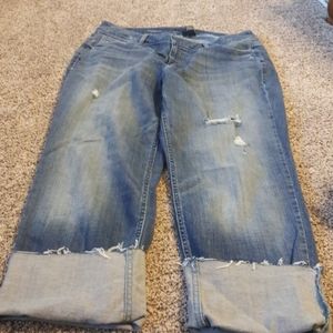 Lane Bryant wide hem jeans